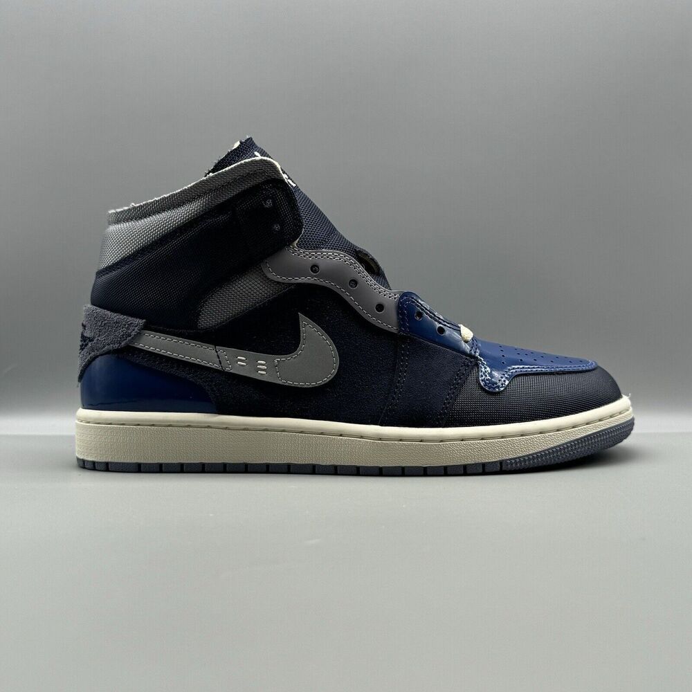 Nike Air Jordan 1 Mid SE 'Craft - Obsidian' Men's Shoes Size 8.5 DR8868-400 NEW